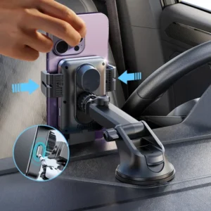 JOYROOM JR-ZS219 Three-axis electric wireless charging car holder - Image 4