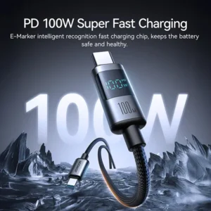 JOYROOM S-A16 Pro Prism Series 100W Digital Display Fast Charging Data Cable