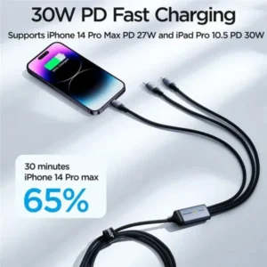 JOYROOM SA21-2T3 Speedy Series 100W 6-in-1 Fast Charging Cable
