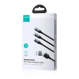 JOYROOM SA21-2T3 Speedy Series 100W 6-in-1 Fast Charging Cable