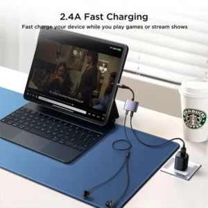 JOYROOM SY-L02 2-in-1 Audio Adapter (Lightning to Dual Lightning)
