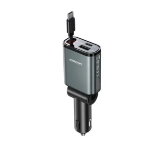 Joyroom JR-CCL07 60W 3-in-1 Retractable Cable Car Charger