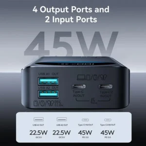 Joyroom JR-PBF02 Pro 45W 20000mAh Portable Power Bank