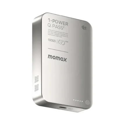 Momax 1-Power Q.Pass² 10000mAh Qi2 25W Magnetic Wireless Battery Pack