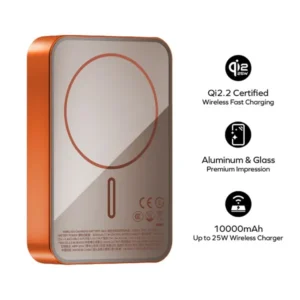 Momax 1-Power Q.Pass² 10000mAh Qi2 25W Magnetic Wireless Battery Pack