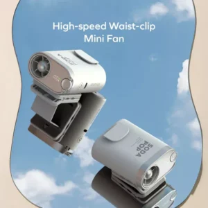Momax 1° Go Clip High-Speed Waist-Clip Mini Fan - Image 7