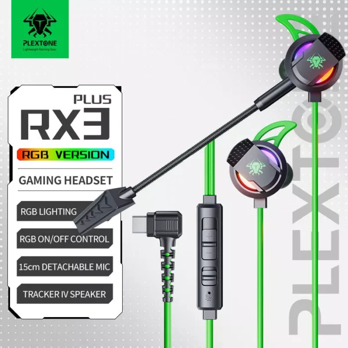 Plextone RX3 PLUS Type-C Wired Gaming Earphone - Image 2