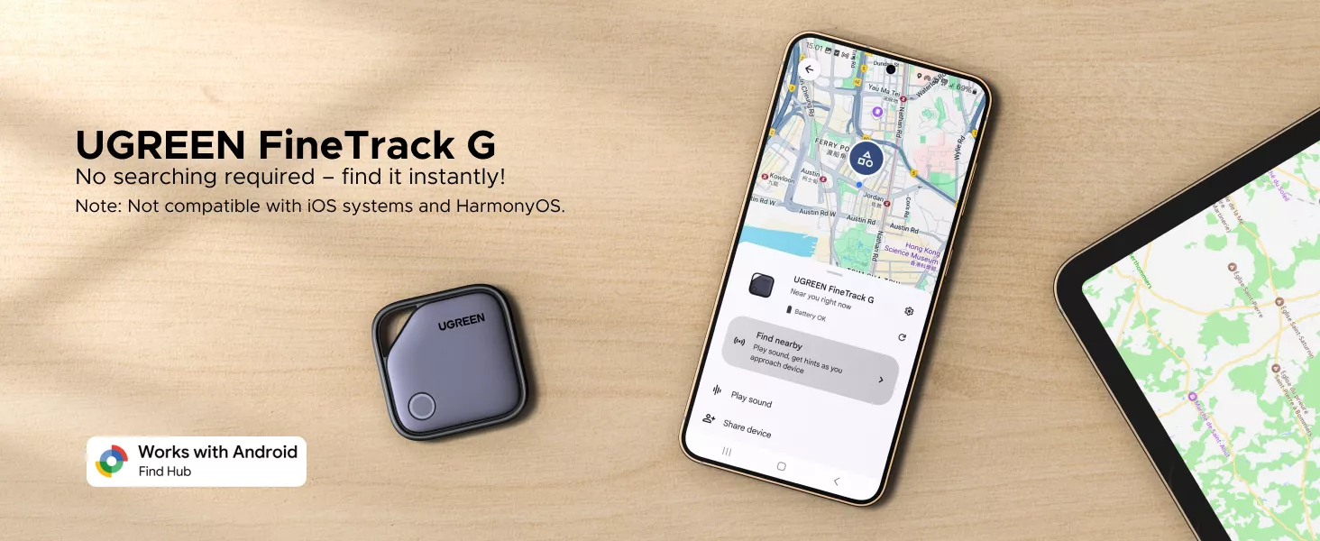 UGREEN FineTrack G with Google Find Hub (Android Only)