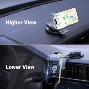 UGREEN Magnetic 360 Rotatable + Retractable Car Phone Holder Metal (45577)