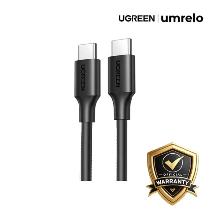 UGREEN US286 USB-C 2.0 Male To USB-C 2.0 Male 3A Data Cable