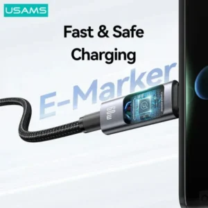 USAMS SJ713 60W Fast Charging 6 in 1 Display Display Data Cable