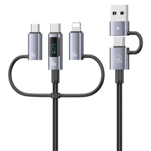 USAMS SJ713 60W Fast Charging 6 in 1 Display Display Data Cable
