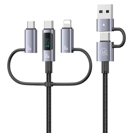 USAMS SJ713 60W Fast Charging 6 in 1 Display Display Data Cable