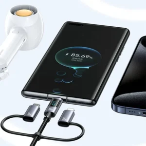 USAMS SJ713 60W Fast Charging 6 in 1 Display Display Data Cable