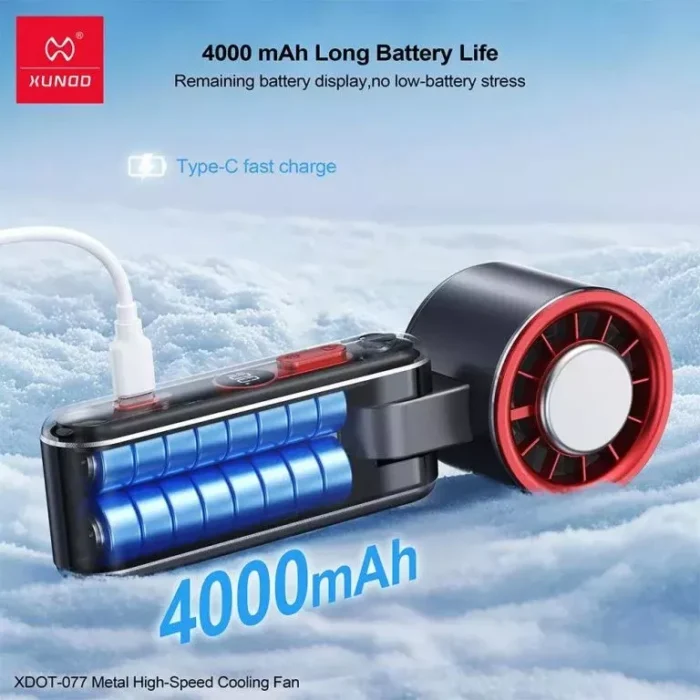 XUNDD XDOT-077 Metal High-Speed Cooling Fan - Image 3
