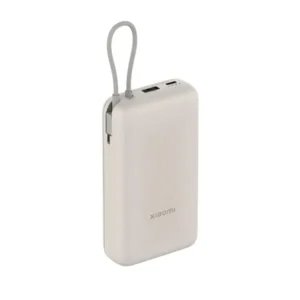 Xiaomi 20000mAh 33W Power Bank with Integrated Cable