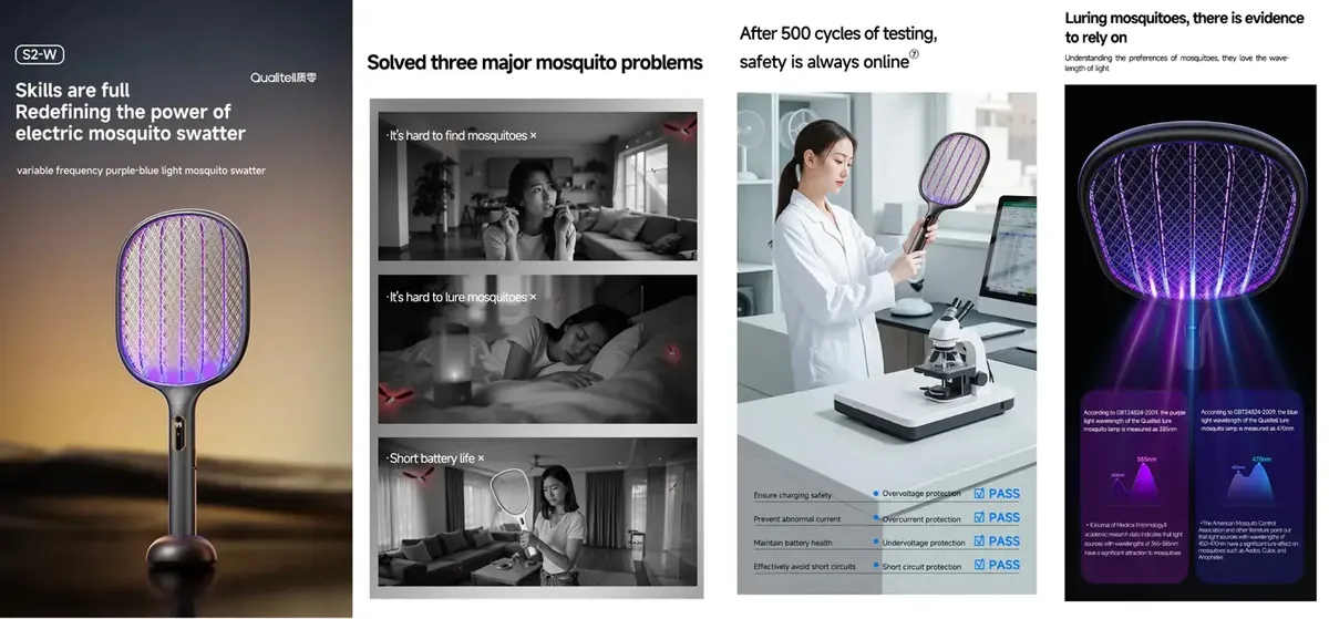 Xiaomi Qualitell S2 Digital Mosquito Swatter
