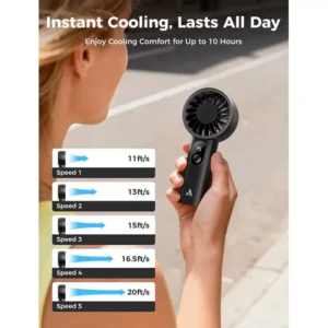 Aecooly Halo 03 Portable Handheld Fan 2000mAh - Image 4