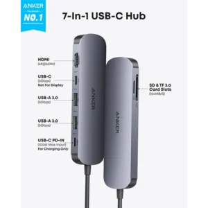 Anker Nano A83D2 7-in-1 USB-C Hub with 4K HDMI