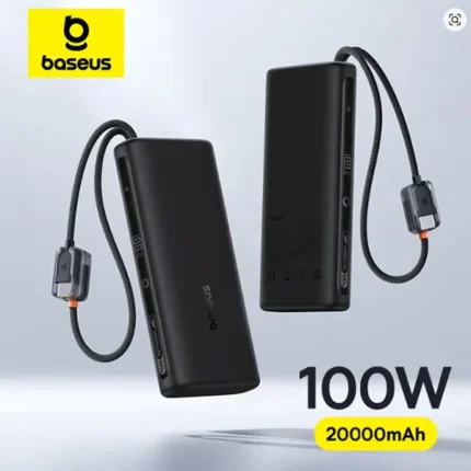Baseus FC41 100W 20000mAh Power Bank Built-in Type-c & Lightnign Cable