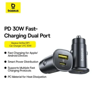 Baseus GoTrip Series 30W Car Charger Dual Output