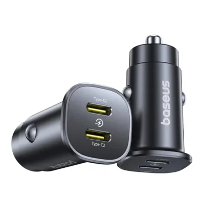 Baseus GoTrip Series 30W Car Charger Dual USB C Port