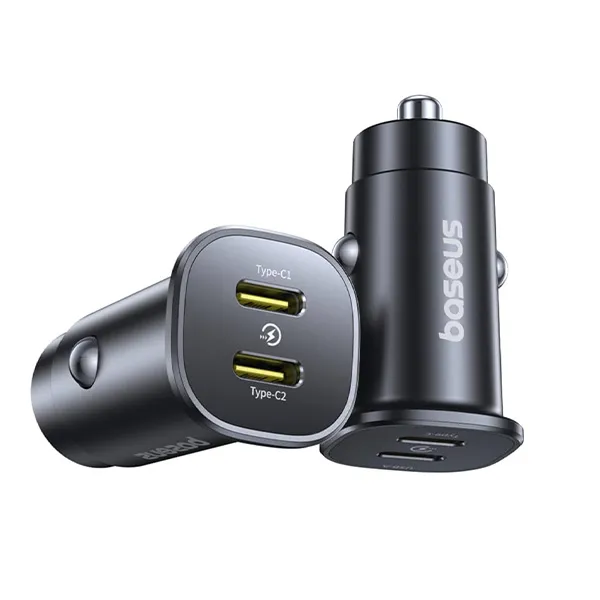 Baseus-GoTrip-Series-30W-Car-Charger-Dual-USB-C-Port-1 Baseus GoTrip Series 30W Car Charger Dual USB C Port