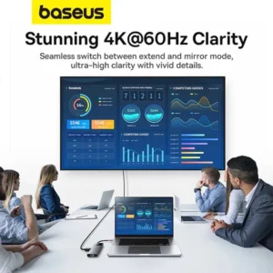 Baseus Metal Gleam Series II 10-in-1 USB Hub 4K 60Hz PD 100W