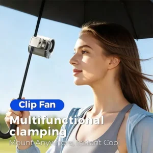 Compact Cooling Clip Fan G17 (3000mAh Battery)
