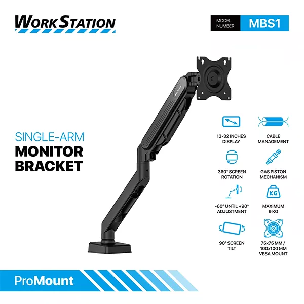 FANTECH Workstation MBS1 Monitor Stand (6) FANTECH Workstation MBS1 Monitor Stand