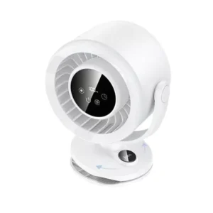 HOCO HX608 3‑in‑1 Automatic Rotating Clip Fan Table Wall Mount 3600mAh Battery