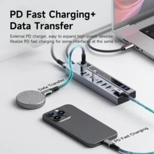 Hagibis BH221C USB-C Multi-Hub 10Gbps Powered Docking Station