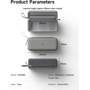 Hagibis Electronic Organizer Travel Case - Image 6