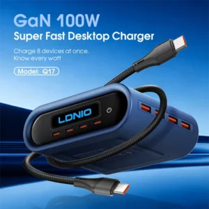 LDNIO Q17 100W GaN Charging Station