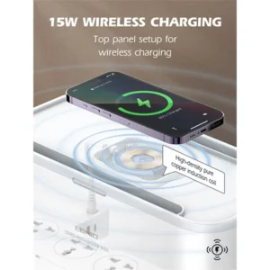 LDNIO SN5311W Smart Outlets Power Socket Storage Box With Wireless Charging