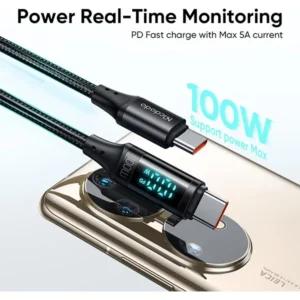 Mcdodo CA-1100 100W Type-C To Type-C Digital Display Fast Charging Cable