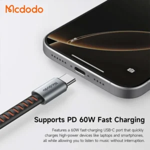 Mcdodo CA-312 2 in 1 Audio Converter with PD 60W Fast Charging