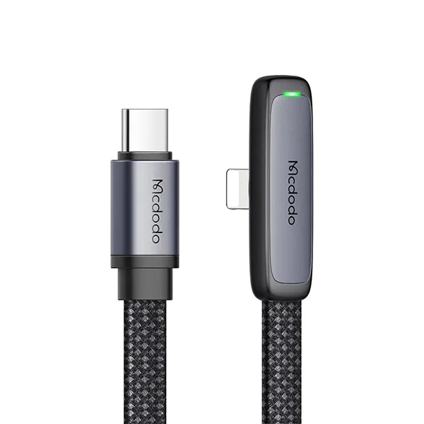 Mcdodo-CA-335-Zebra-Serise-36W-Type-C-to-Lightning-90-Degree-Data-Cable-1 Mcdodo CA-335 Zebra Serise 36W Type-C to Lightning 90 Degree Data Cable