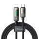 Mcdodo CA-3600 36W Digital Auto Power Off Type-C to lightning Transparent Data Cable