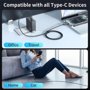 Mcdodo CA-3600 36W Digital Auto Power Off Type-C to lightning Transparent Data Cable