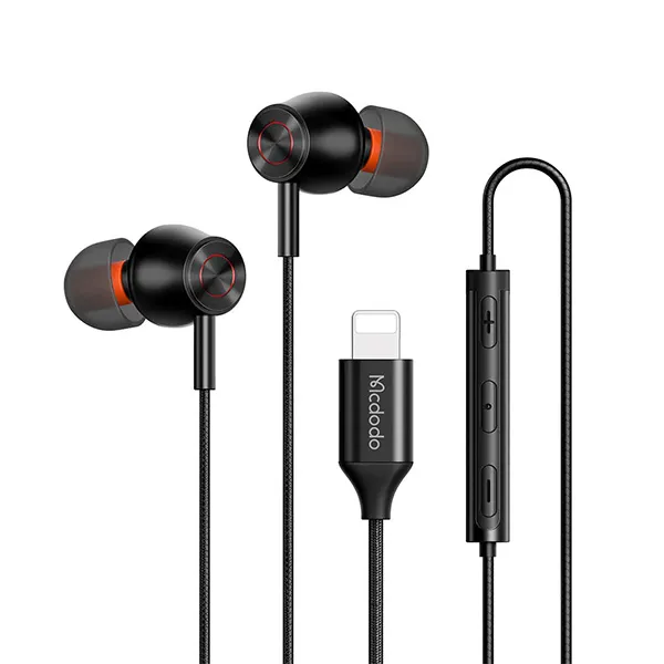 Mcdodo-HP-348-Micro-Star-Series-Lightning-Stereo-Wired-Earphone-1 Mcdodo HP-348 Micro Star Series Lightning Stereo Wired Earphone