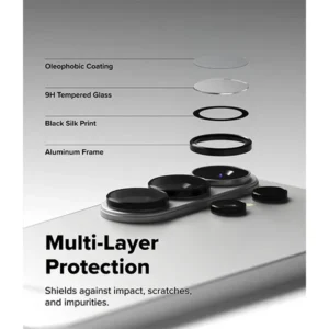 Ringke Galaxy S26 Ultra Camera Lens Frame Glass (2Pcs Pack) - Image 3