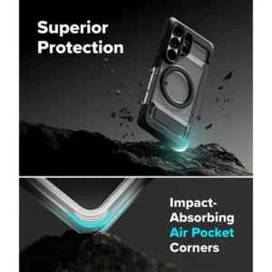 Ringke Galaxy S26 Ultra UX Magnetic Smoke Black Case