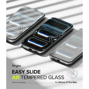 Ringke iPhone 17 Pro Max Easy Slide Clear Screen Protector (2-Pack)