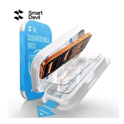 SmartDevil Samsung Galaxy S26 Ultra Clear Tempered Glass Film Smartpull Box Auto-Dust Removal Kit