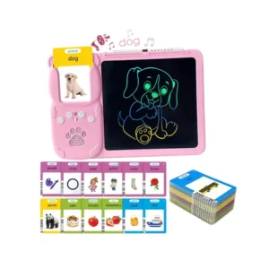 Talking Flash Cards with LCD Writing Tablet for Kids