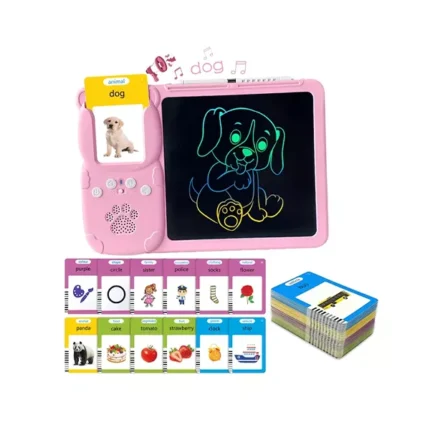 Talking Flash Cards with LCD Writing Tablet for Kids