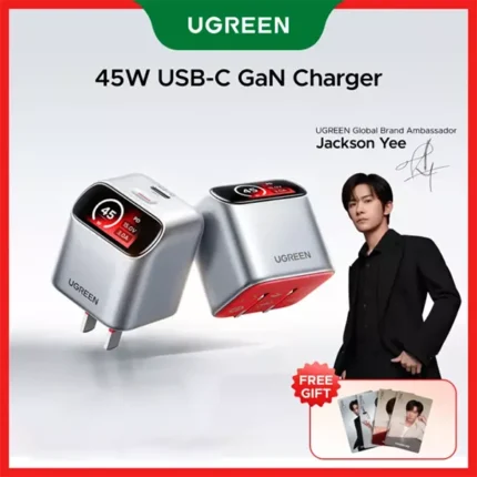 UGREEN X Jackson Yee Edition 45W Smart Display GaN Charger