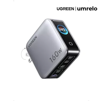 UGREEN X774 Nexode Pro 160W GaN 5-Port Smart Display Fast Wall Charger