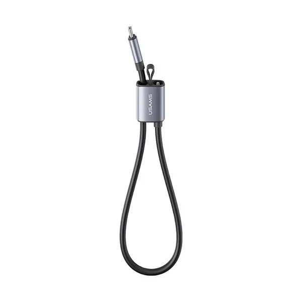 USAMS-SJ784-U97-60W-Type-C-to-Type-C-Lanyard-Fast-Charging-Data-Cable-1 USAMS SJ784 U97 60W Type-C to Type-C Lanyard Fast Charging Data Cable